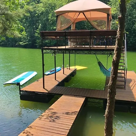 Crystal Blue Lake House On Lanier Waterfront With Private Dock
